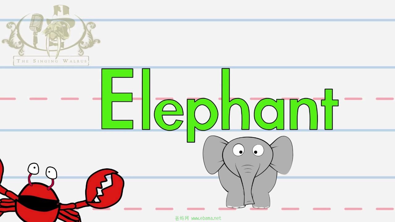 Write the letter E Alphabet Writing lesson for children The Singing Walrus.mp4_2.jpg